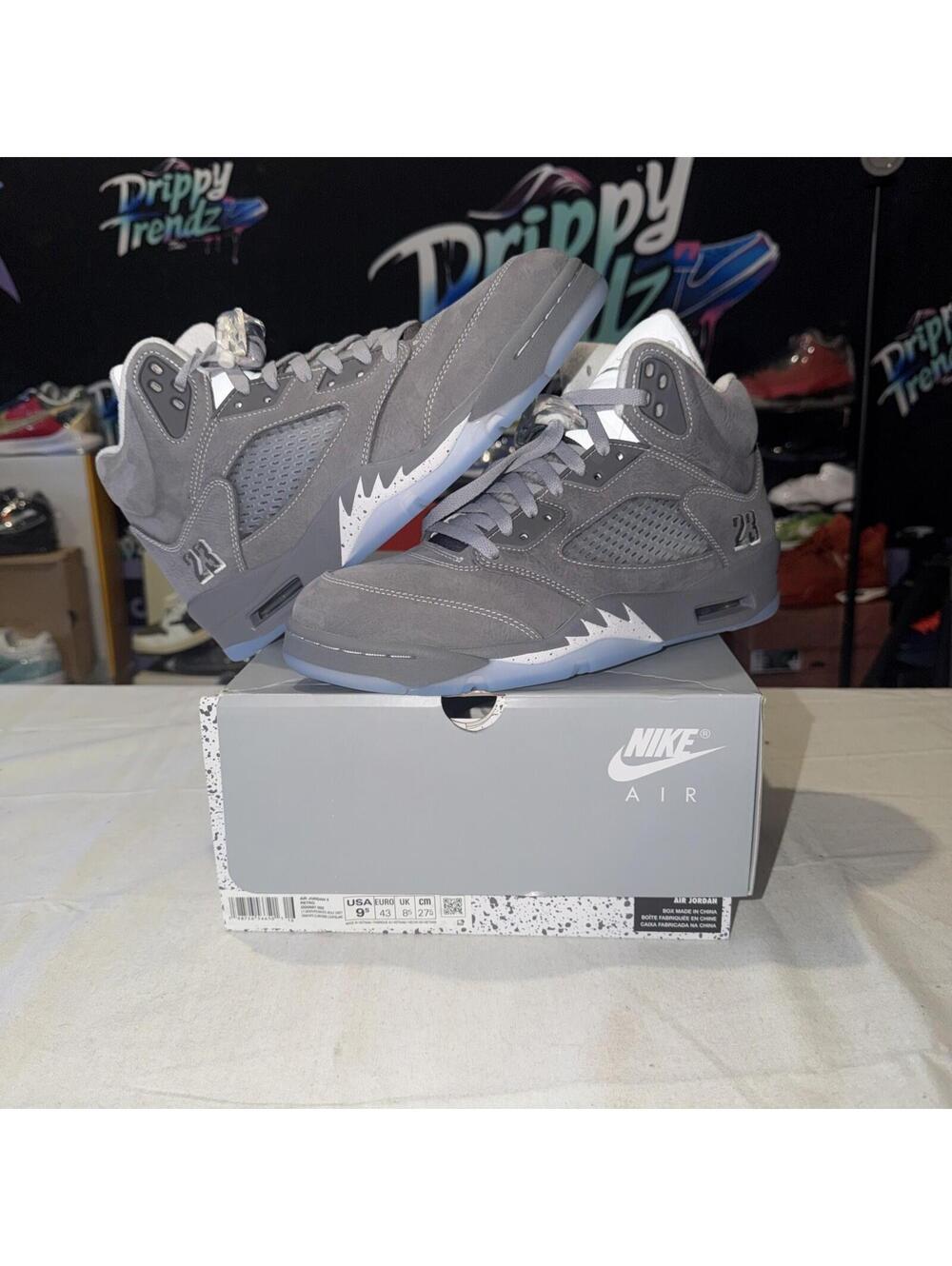 Size 9.5 - Air Jordan 5 Retro 2026 Wolf Grey
